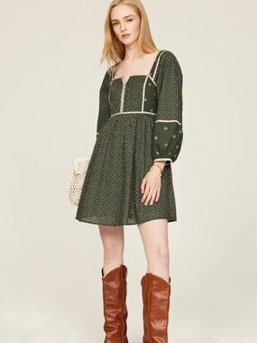 Madewell Simi Patchwork Mini Dress